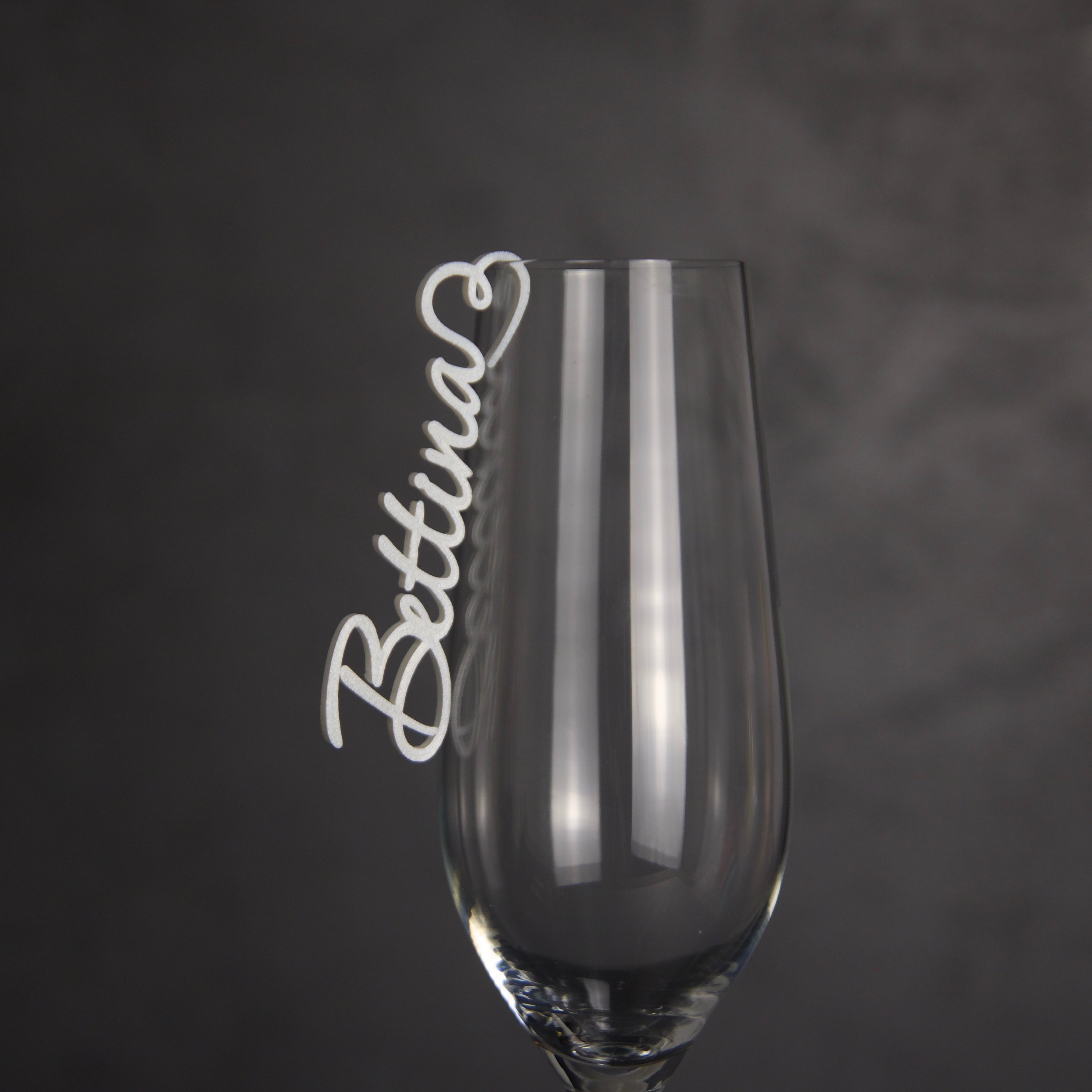 Namensschilder zum Einhängen ins Glas - Corinthia