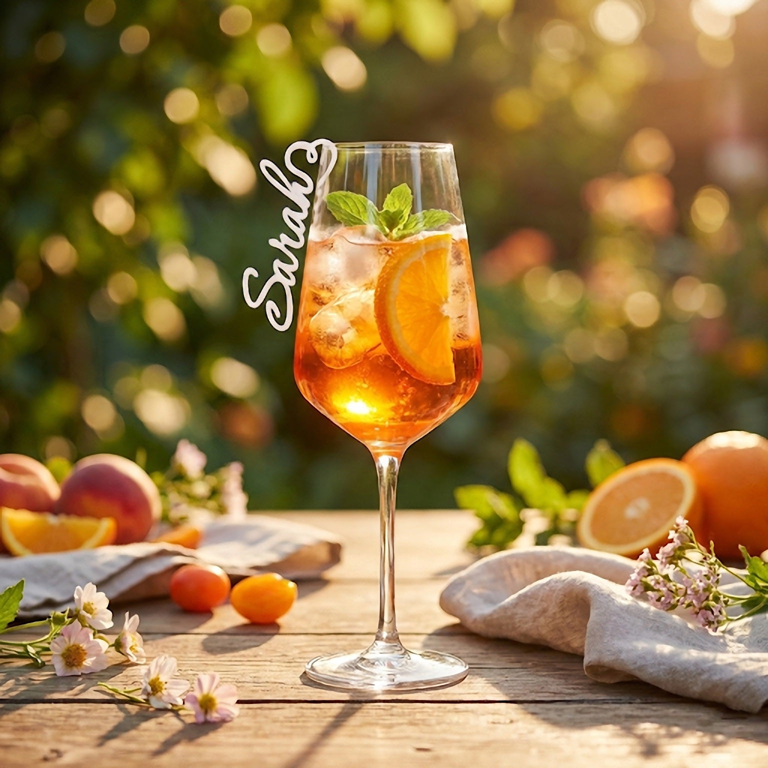 Namensschilder zum Einhängen ins Glas - Corinthia