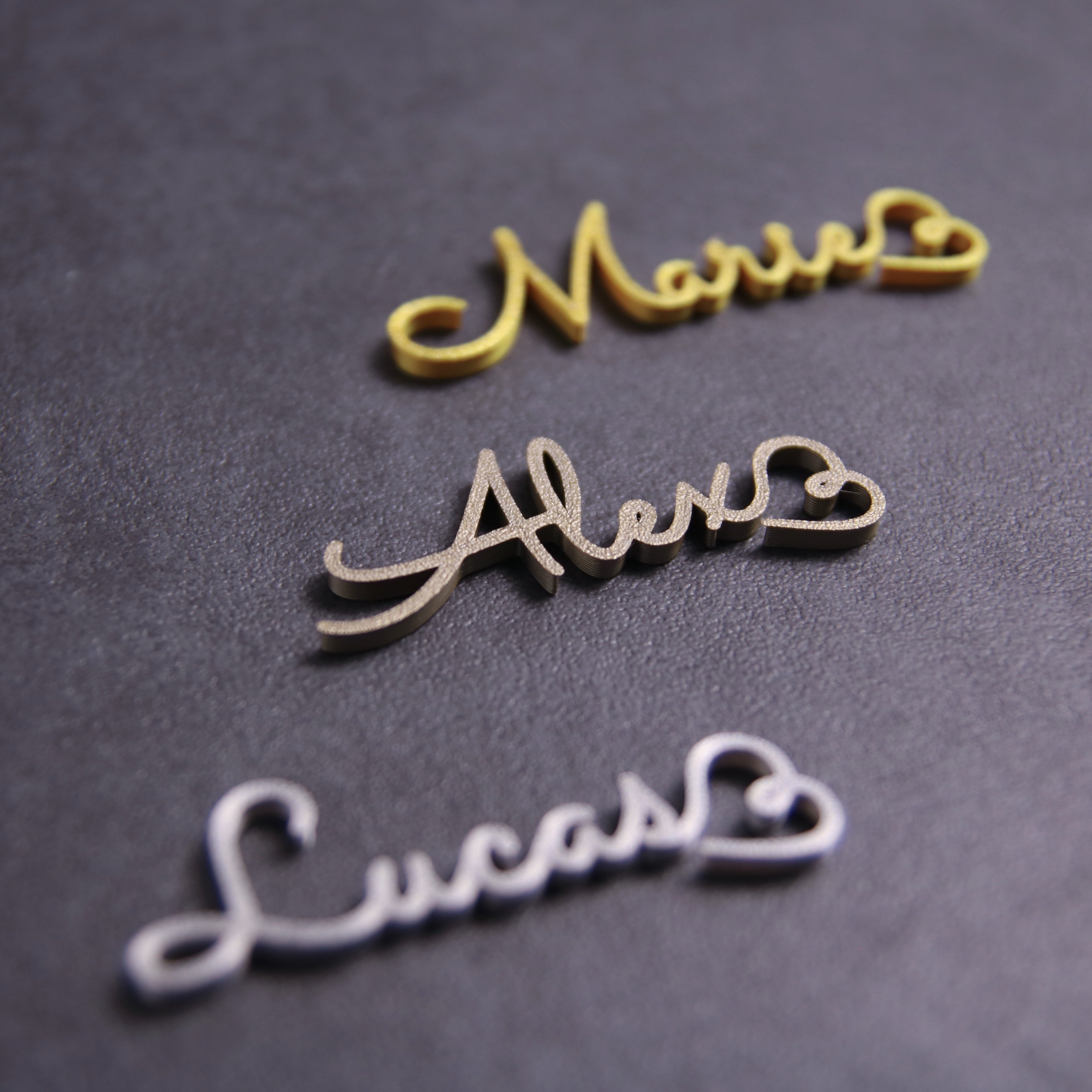 Namensschilder zum Einhängen ins Glas - Kleine Sacramentos