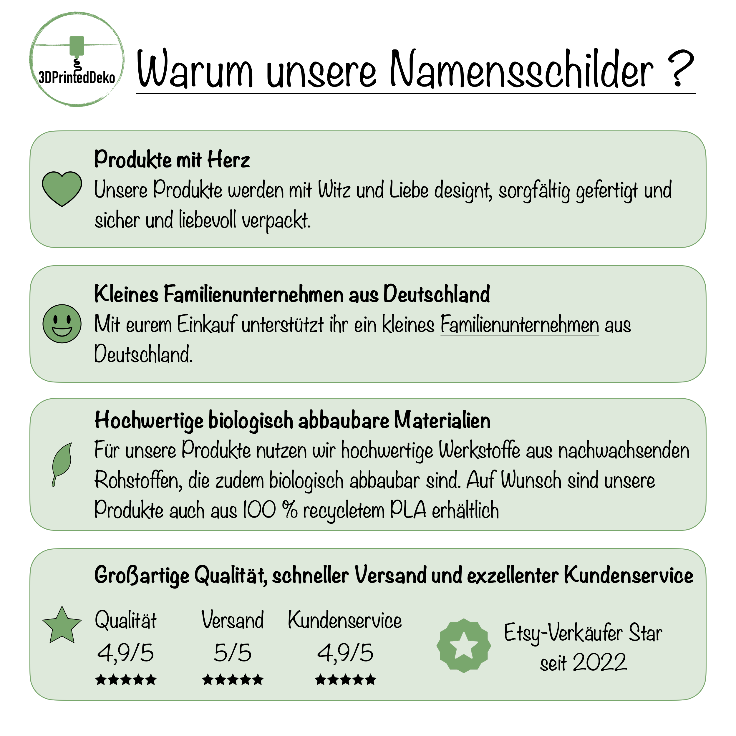 Namensschilder zum Einhängen ins Glas - Corinthia