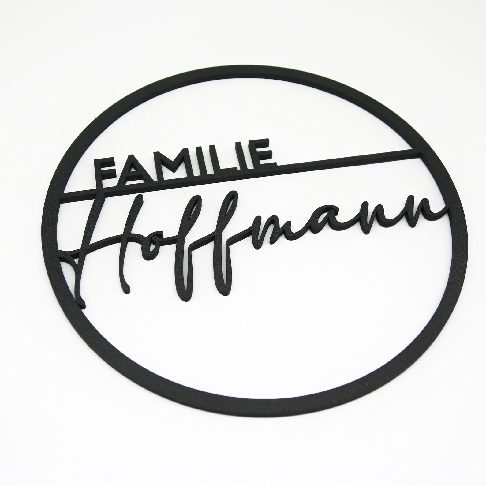 Personalisiertes Familienschild