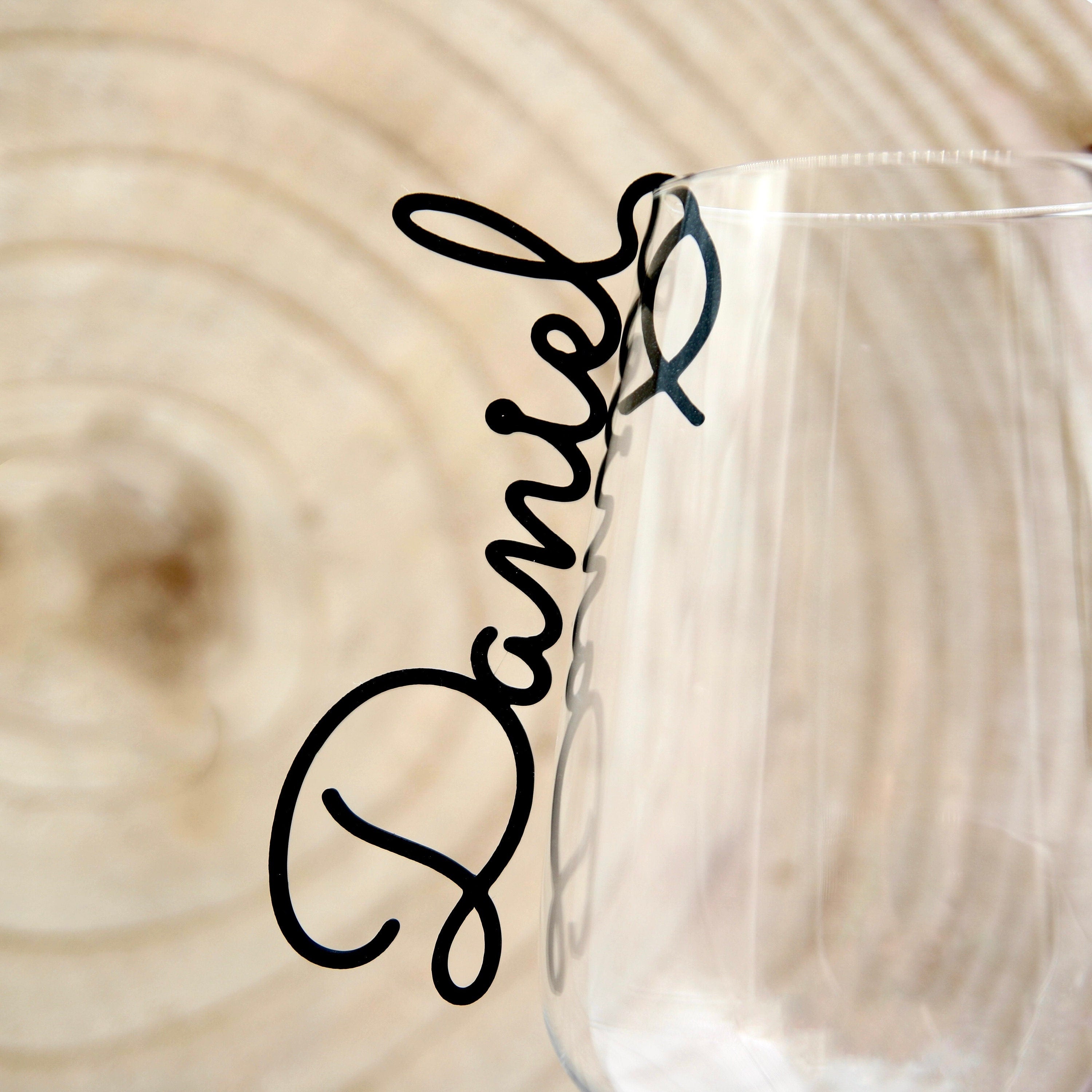 Namensschilder zum Einhängen ins Glas - Sacramento Ichthys