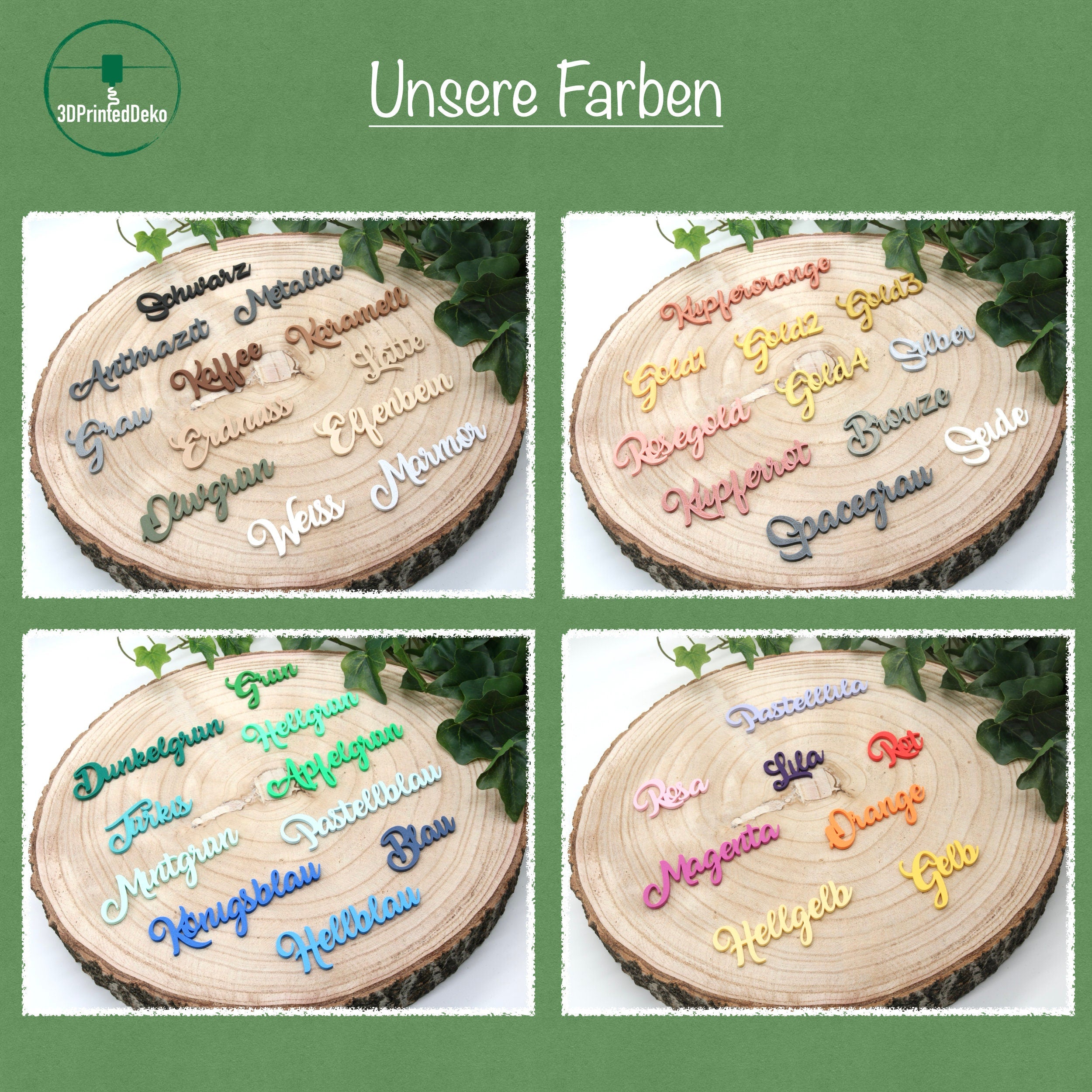 Personalisiertes Deko-Haus mit Vornamen und Nachname