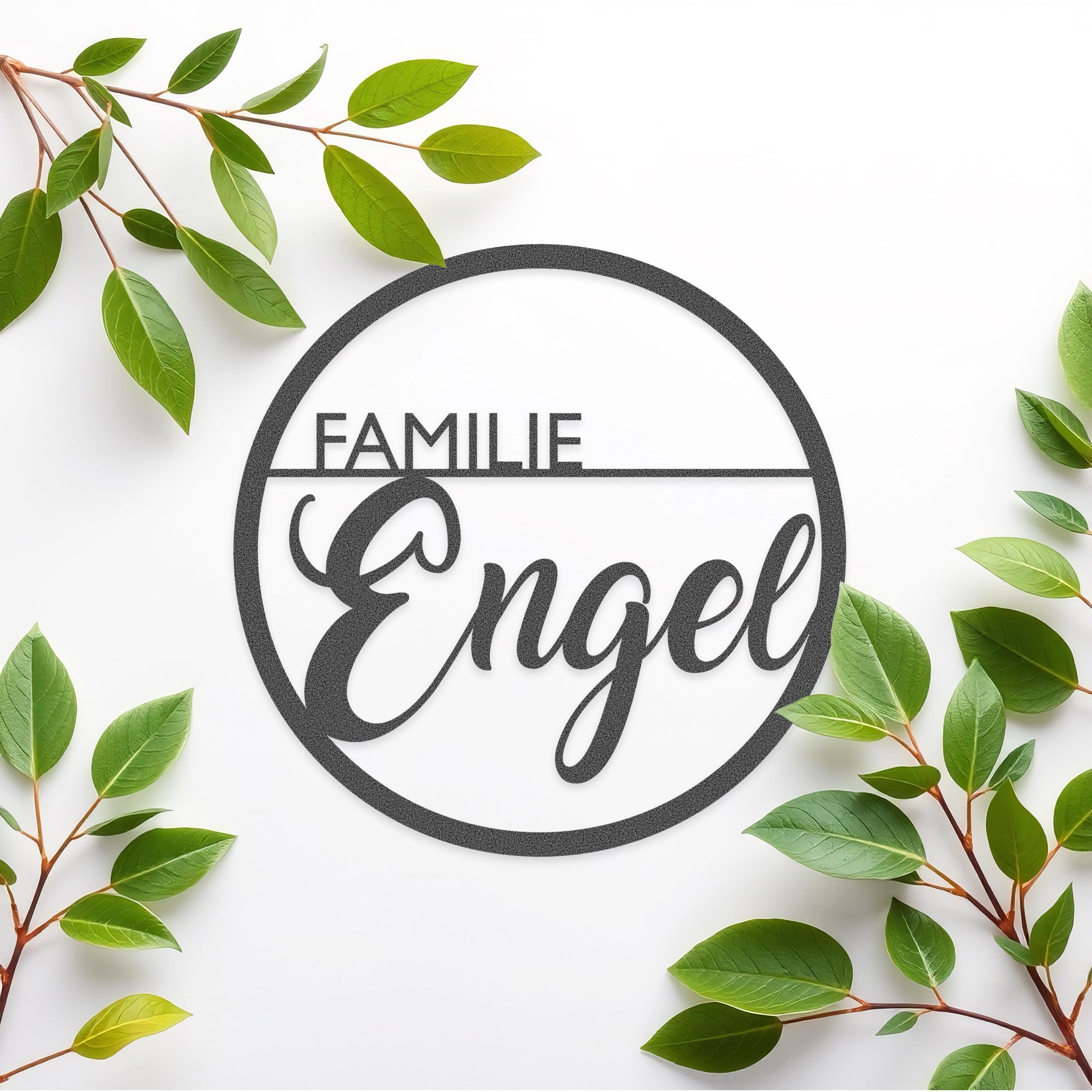Personalisierter Türkranz für Familien – Ein herzliches Willkommen für jedes Zuhause! Türschild als Geschenk für Familie und Freunde
