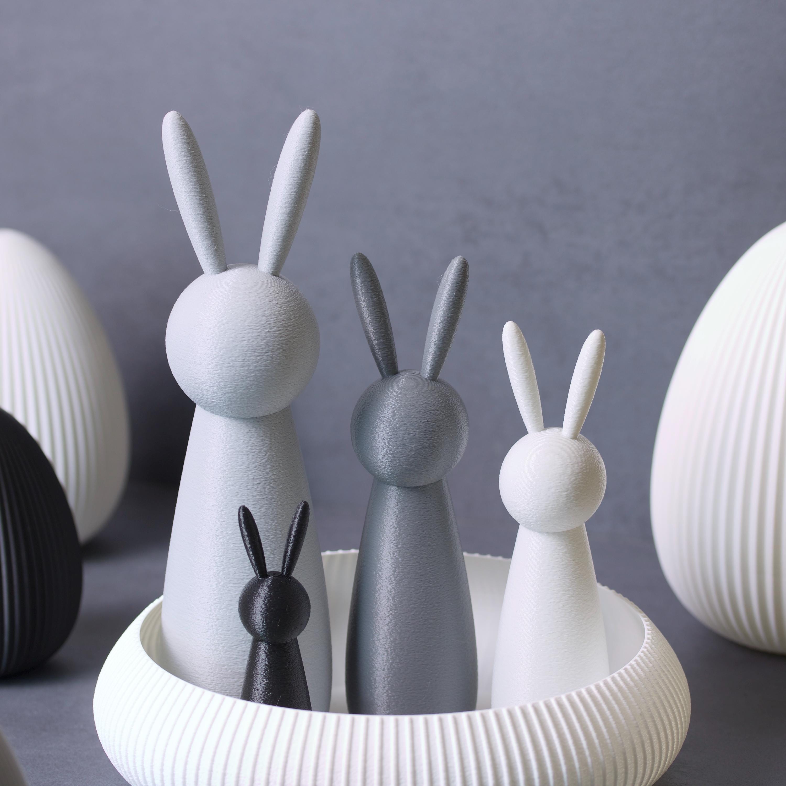 Schlichte Osterhasen-Deko - Moderne Osterdeko für dein Zuhause