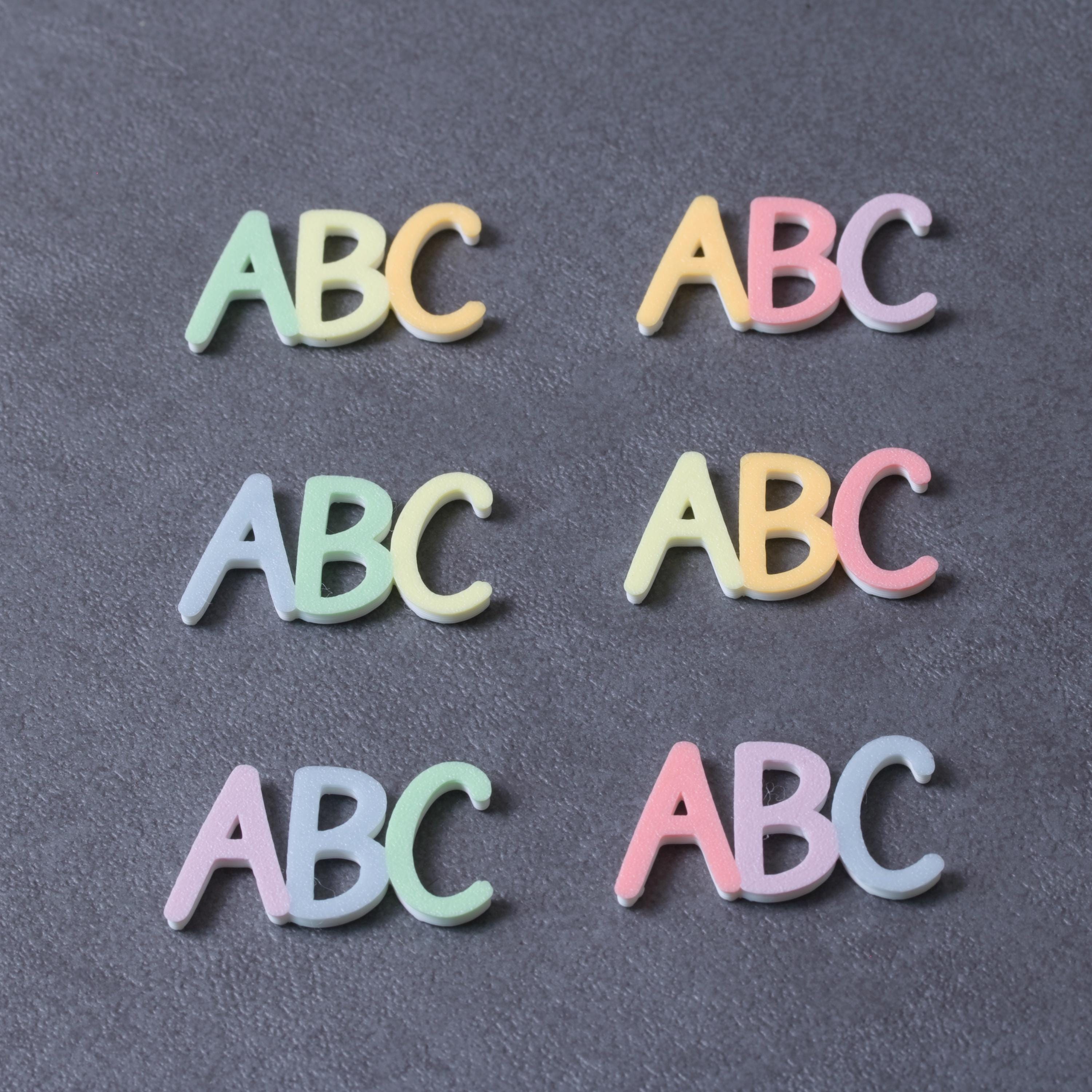 ABC-Streudeko und 123-Streudeko für den Schulanfang in Regenbogen-Farben - Buchstaben Streudeko ABC und 123