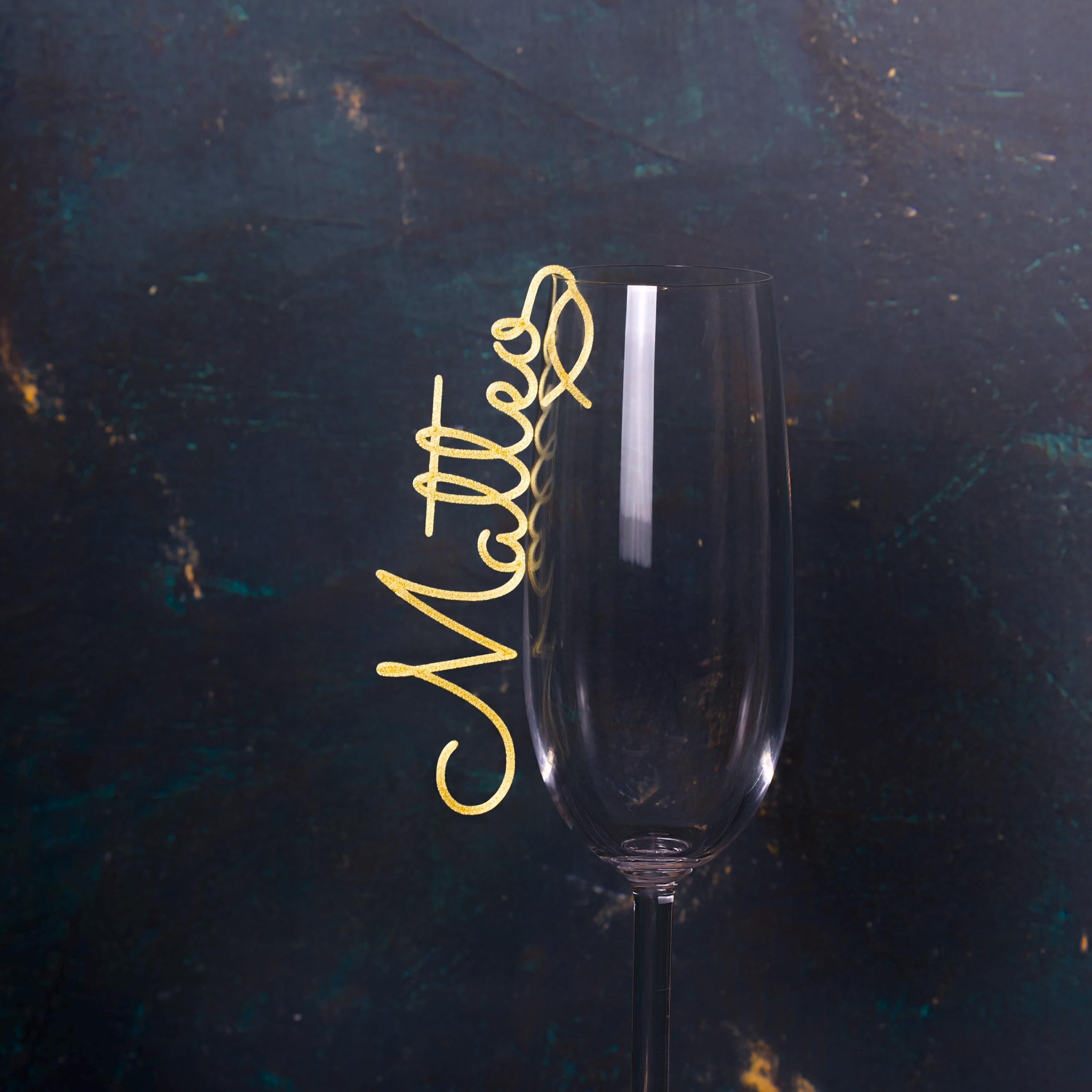 Namensschilder zum Einhängen ins Glas - Sacramento Ichthys