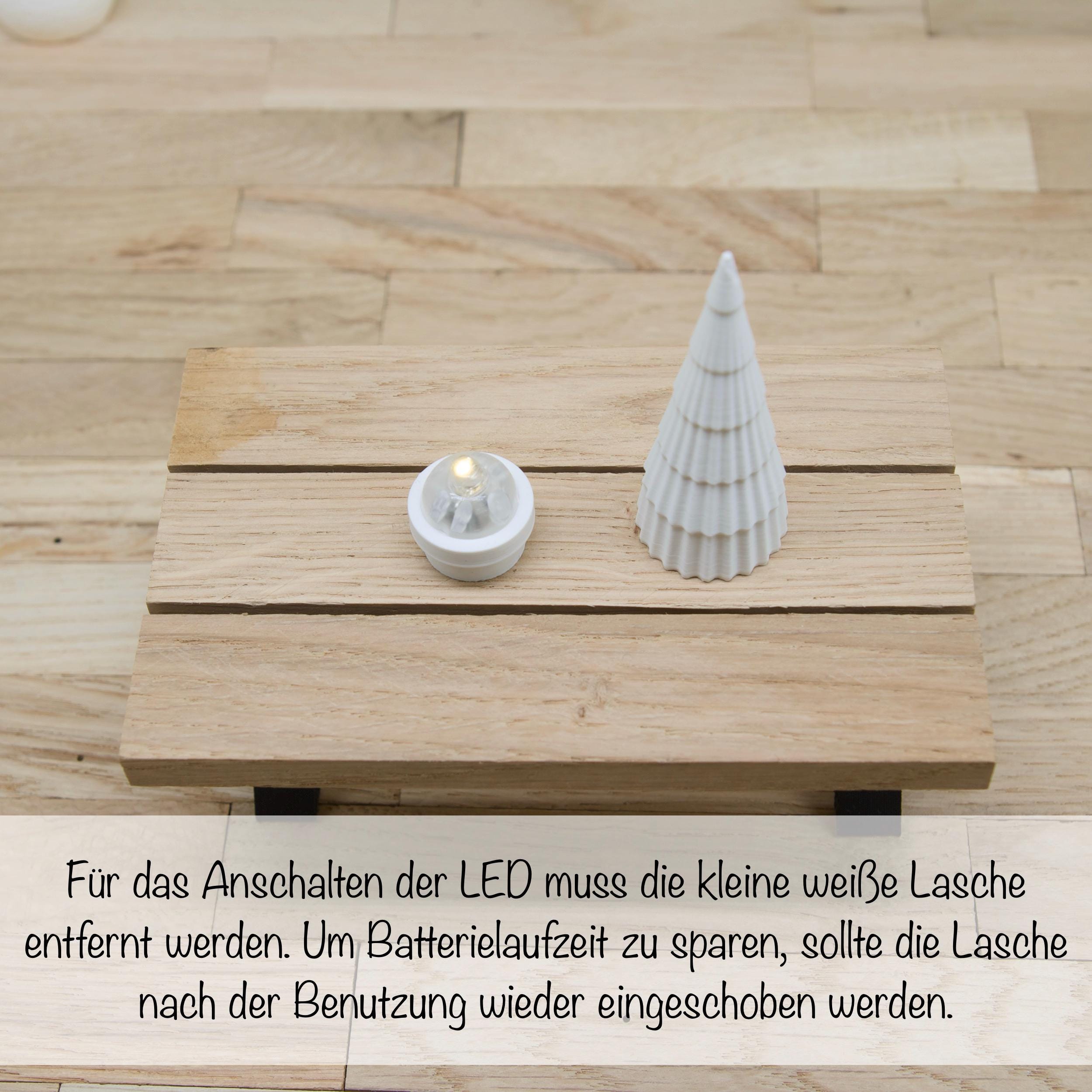 Wichtel Tannenbaum beleuchtet – Mini Weihnachtsbaum mit Licht – Wichtel Zubehör – Ballonlicht LED Baum – Wichtel Deko Weihnachten