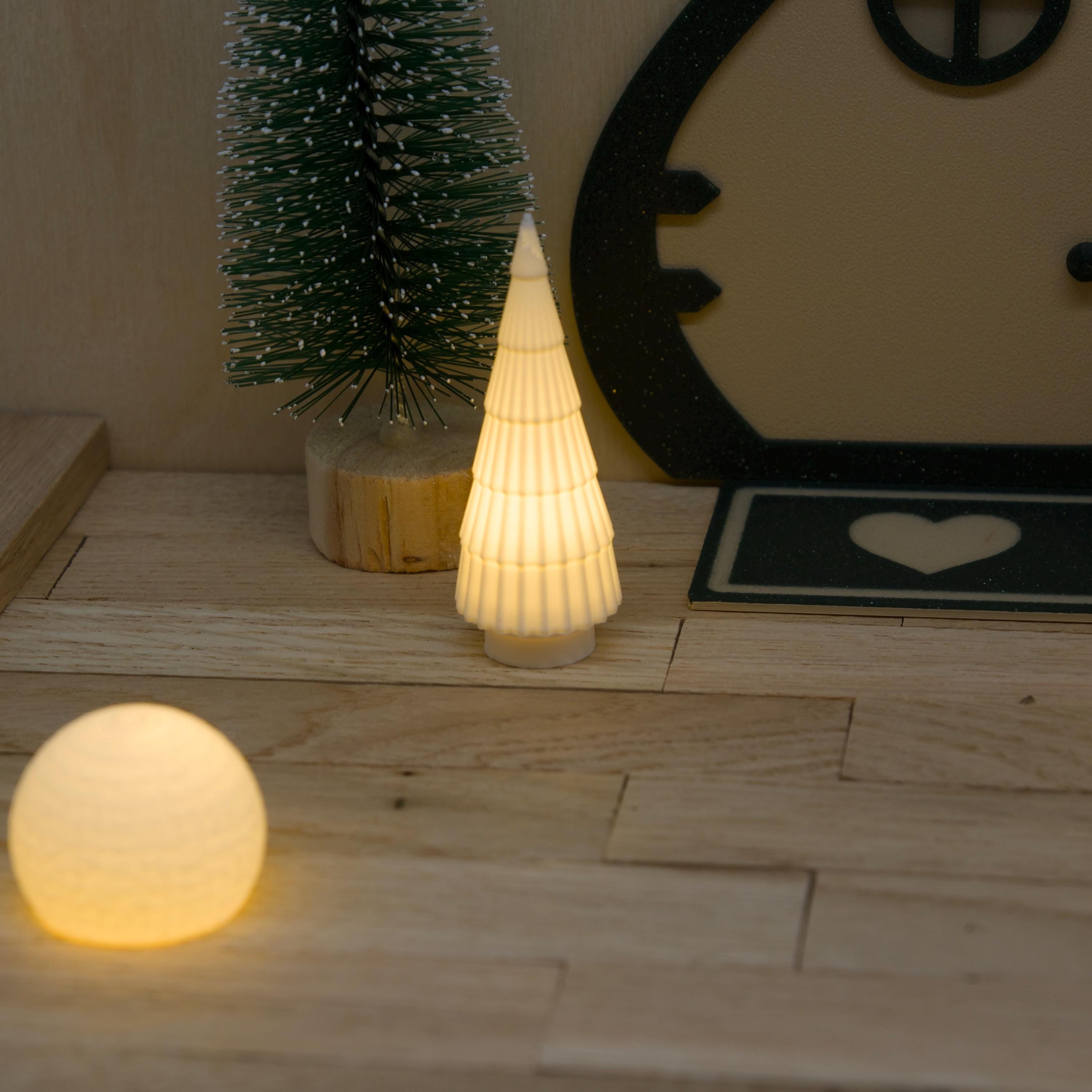 Wichtel Lichtzauber Set – Leuchtkugel, Stern & Baum – Mini LED Deko – Wichtel Weihnachtslicht – Wichtel Zubehör mit Ballonlicht