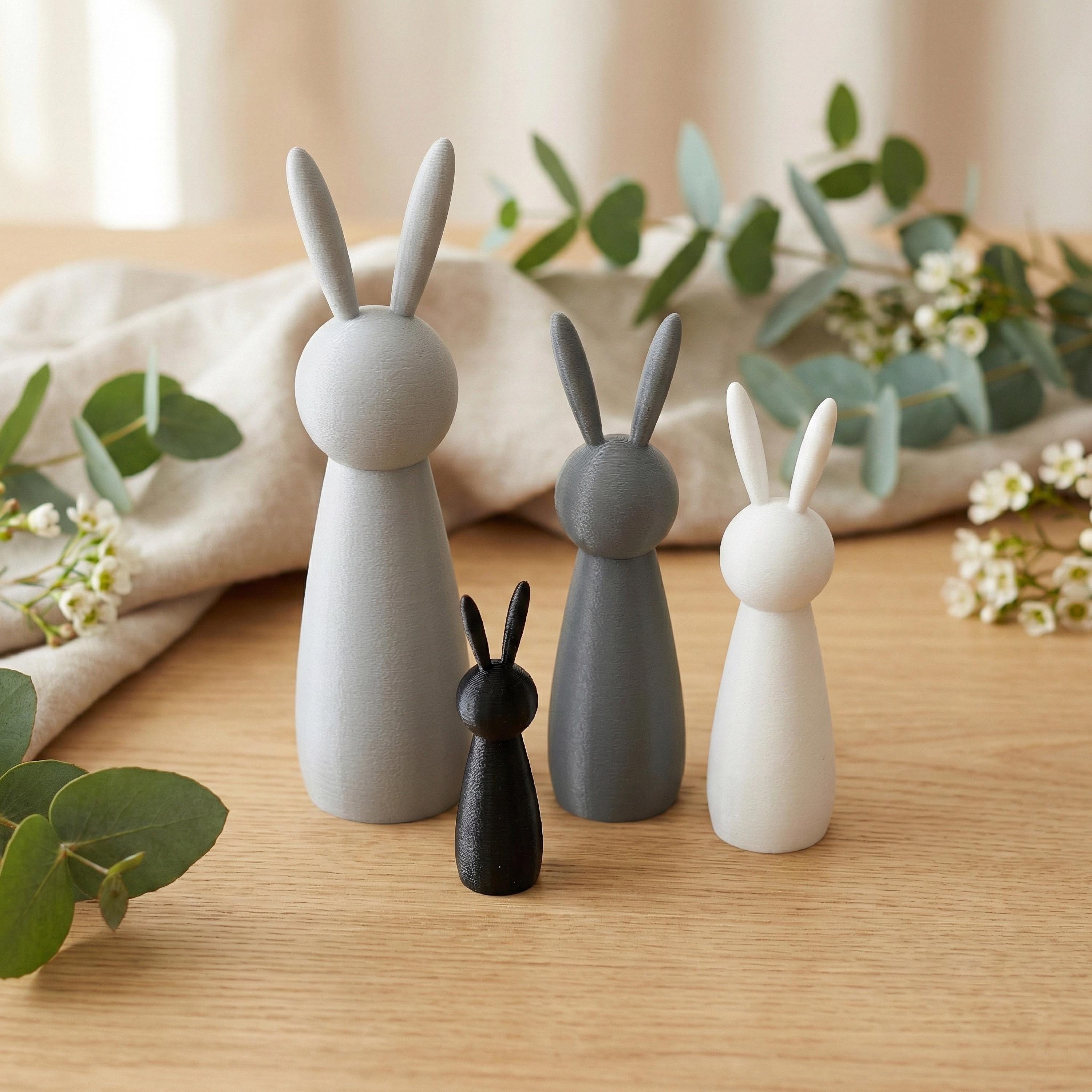 Schlichte Osterhasen-Deko - Moderne Osterdeko für dein Zuhause