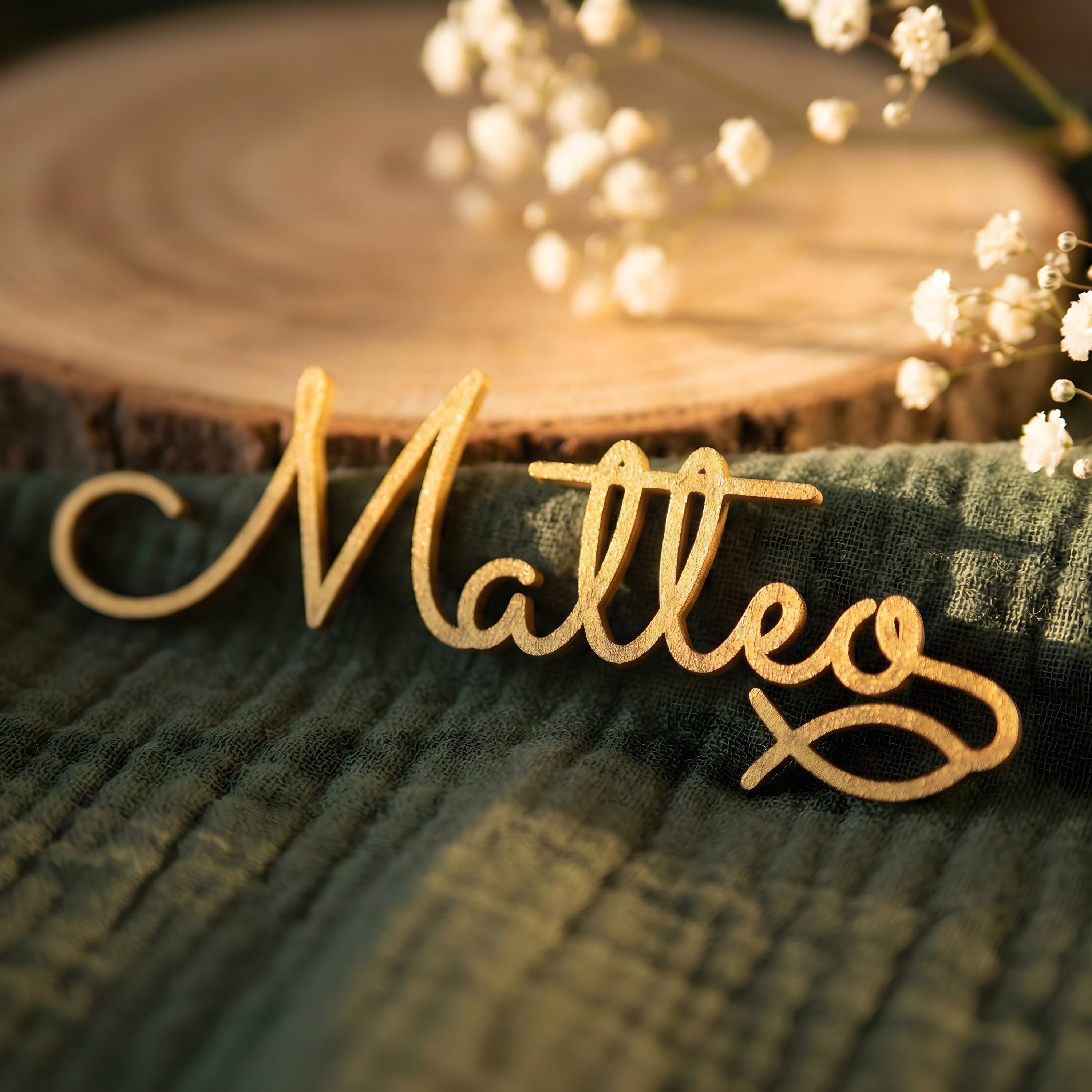 Namensschilder zum Einhängen ins Glas - Sacramento Ichthys