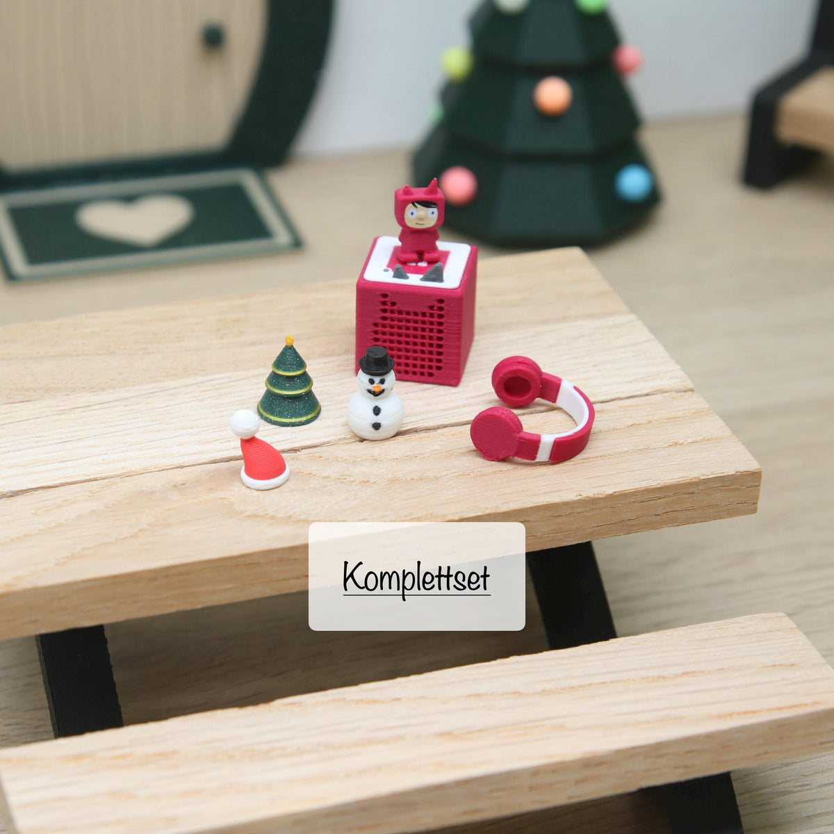 Wichtel Musikbox mit Kopfhörern und Figuren