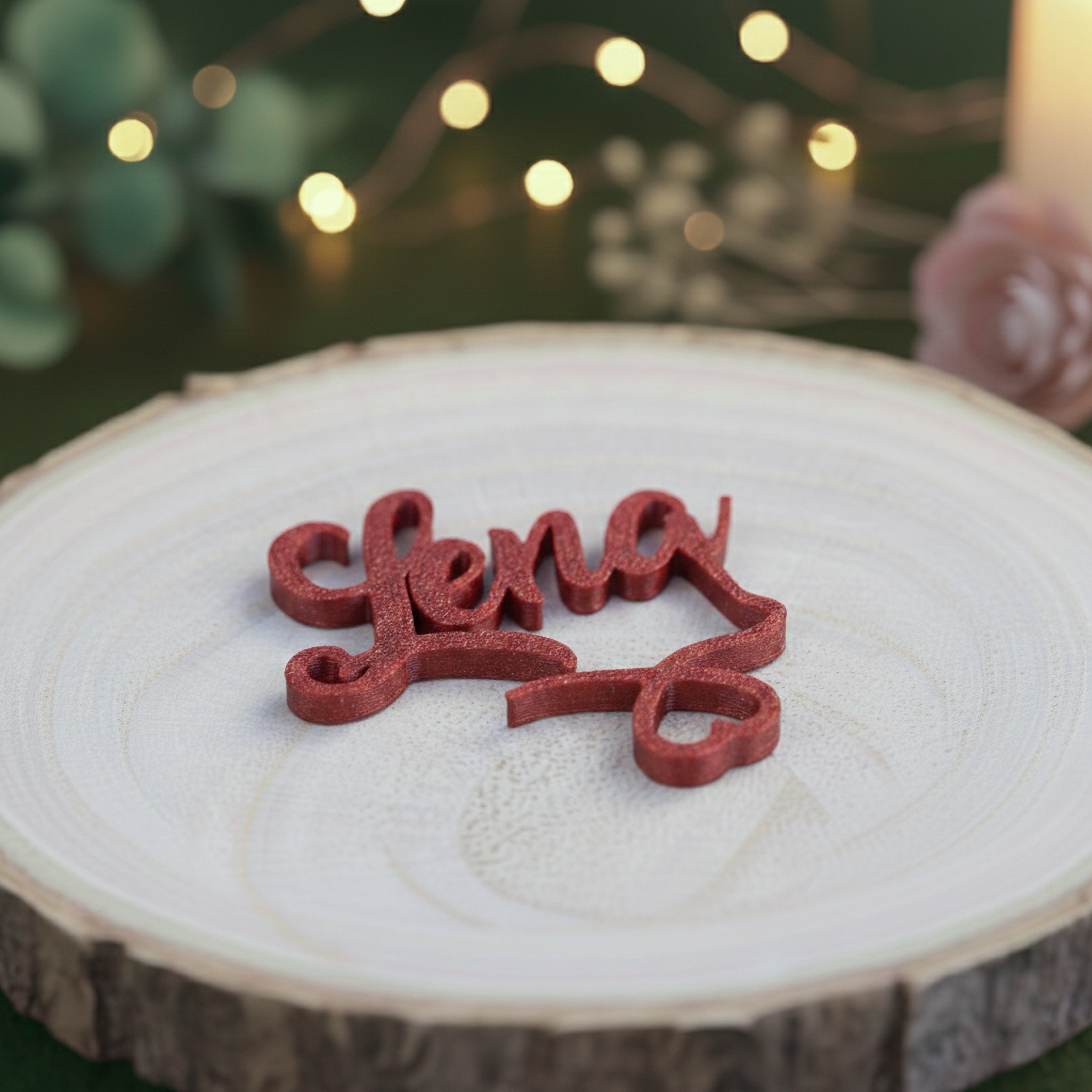 Namensschilder zum Einhängen ins Glas - Amarillo