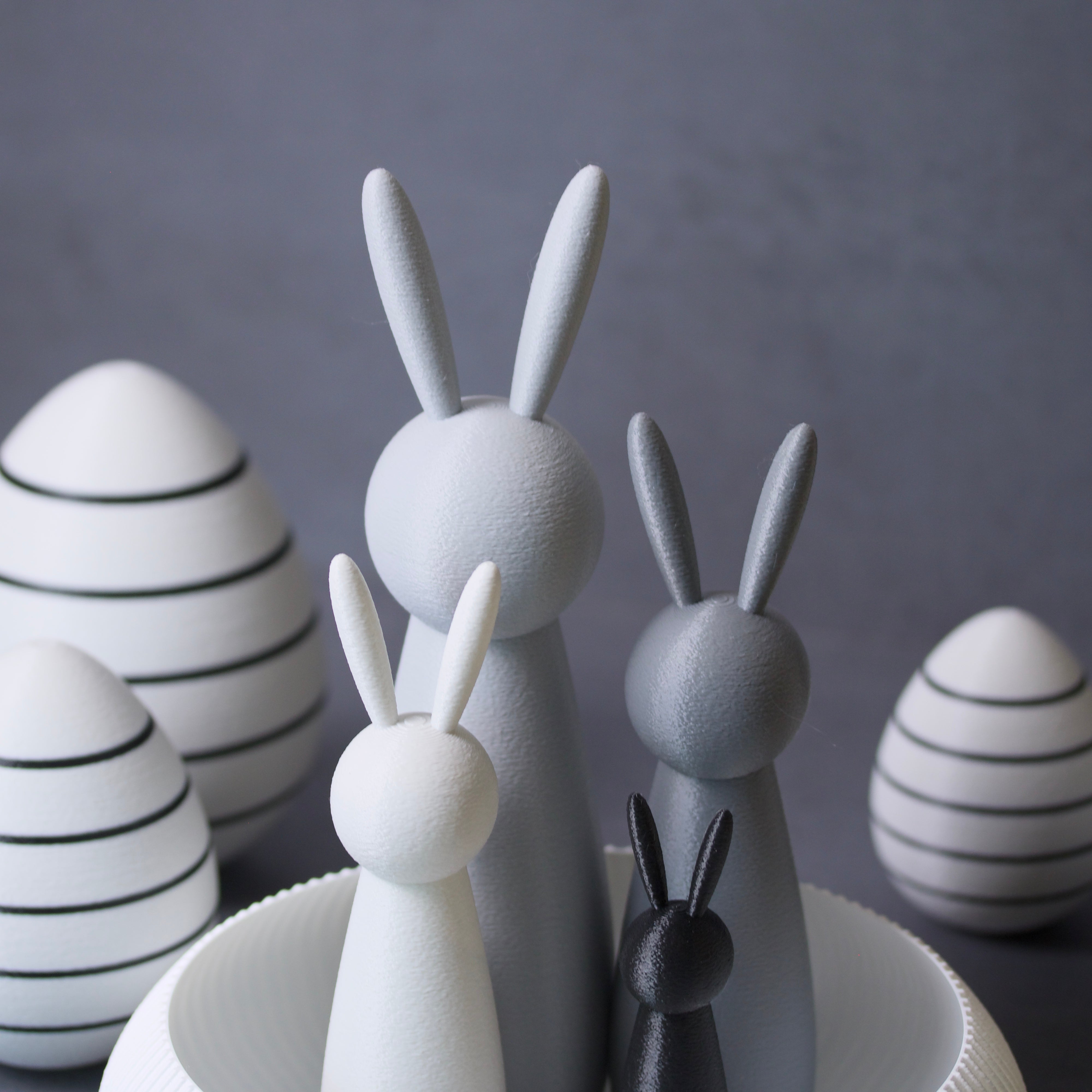 Schlichte Osterhasen-Deko  - Moderne Osterdeko für dein Zuhause