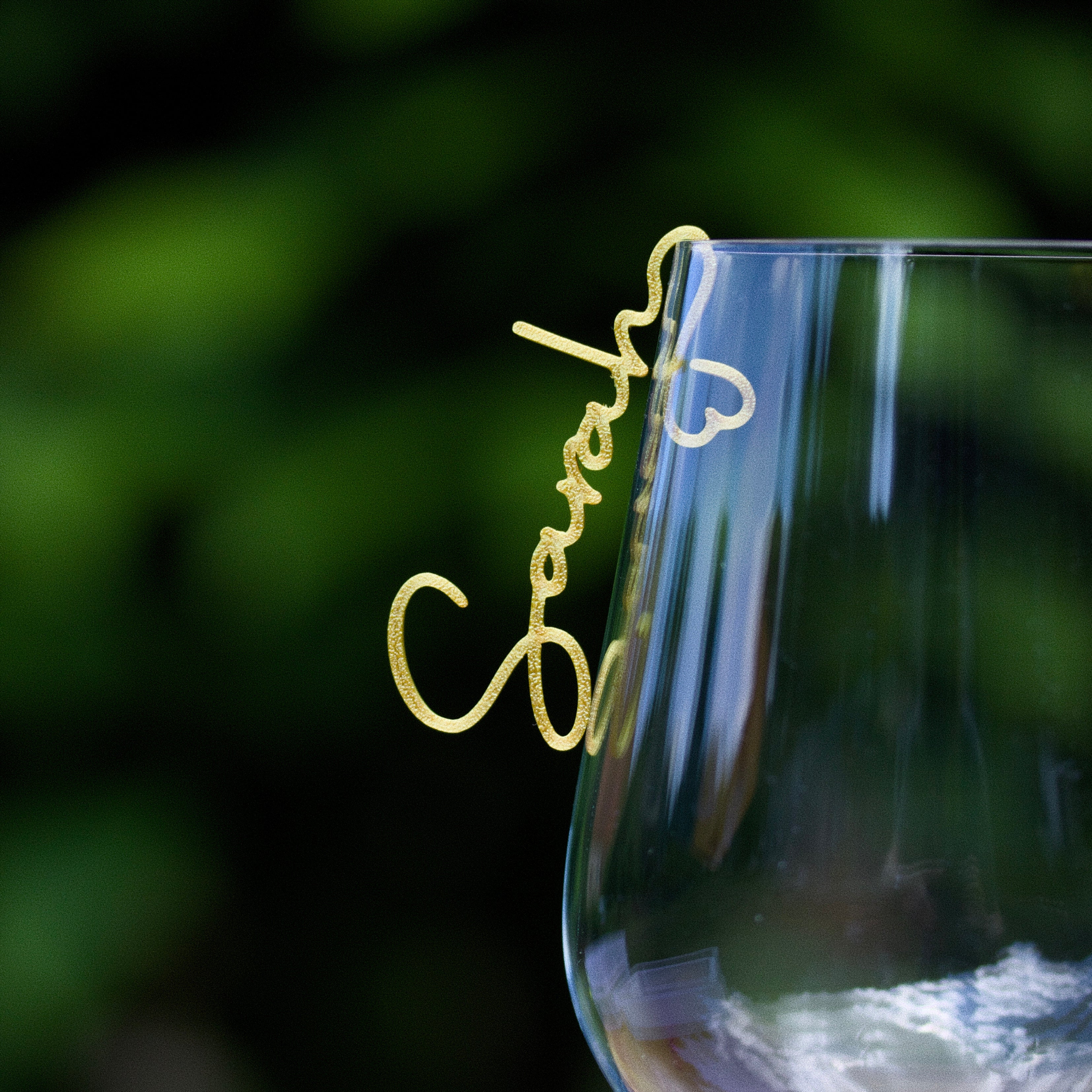Namensschilder zum Einhängen ins Glas - Autography