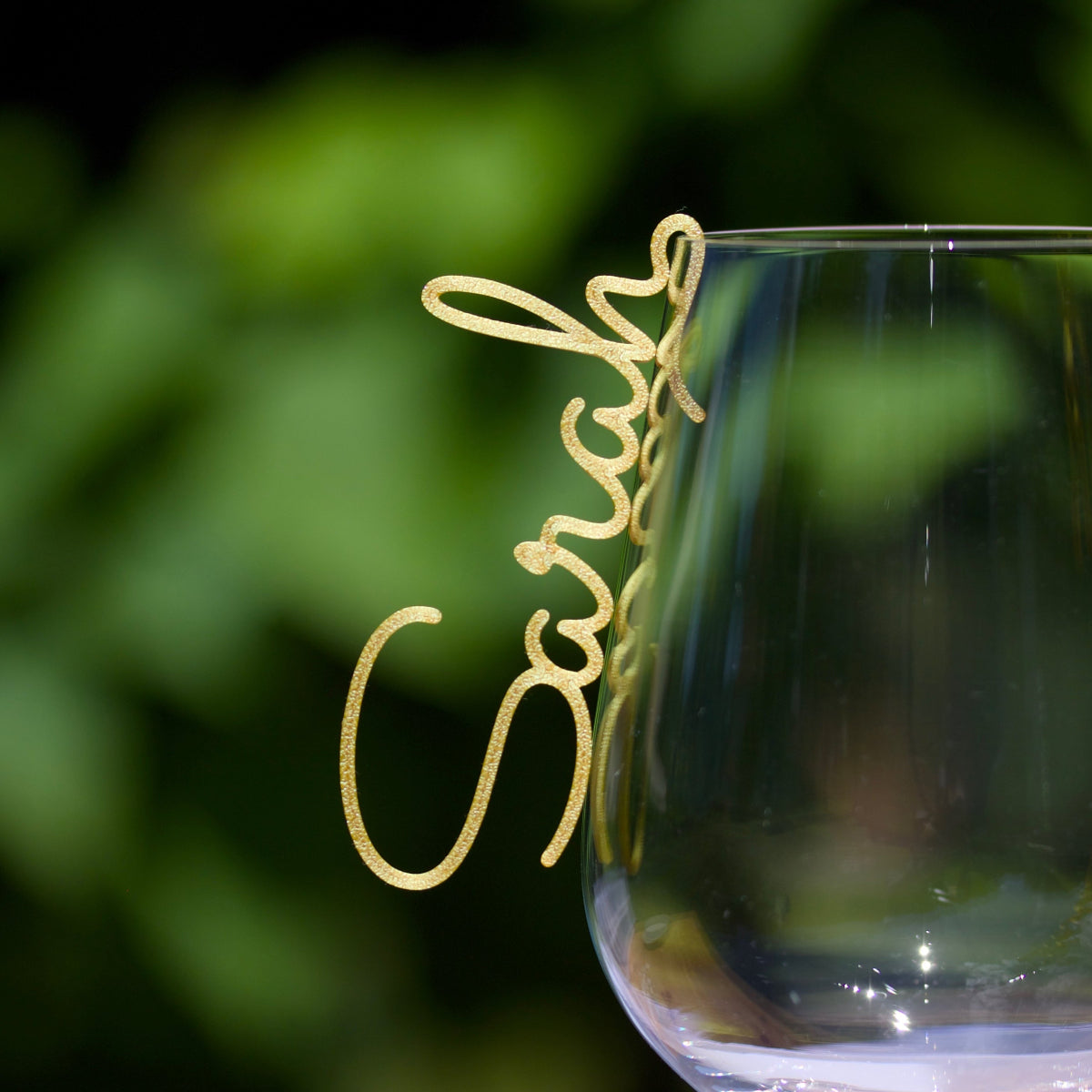 Namensschilder zum Einhängen ins Glas - Sacramento