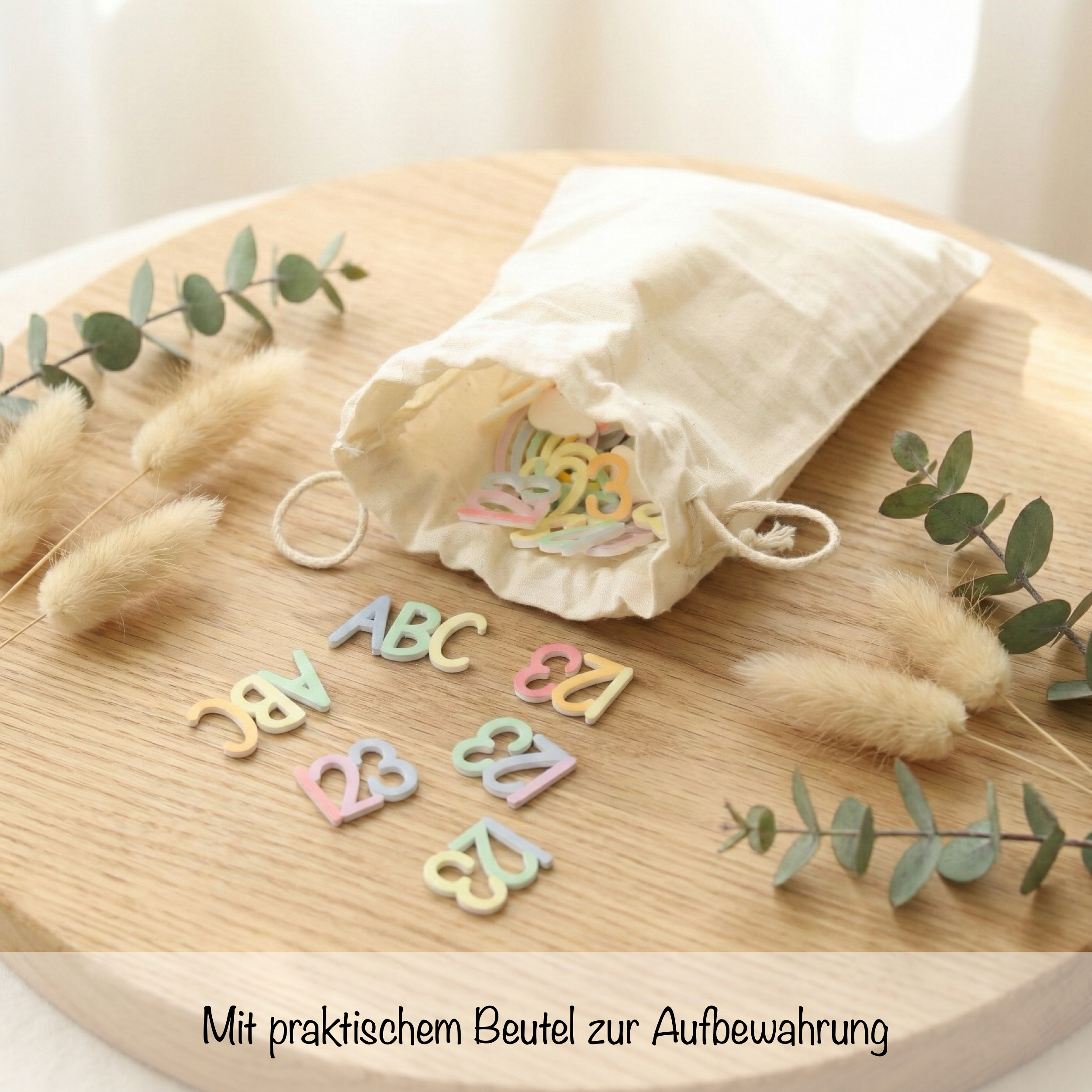 ABC-Streudeko und 123-Streudeko für den Schulanfang