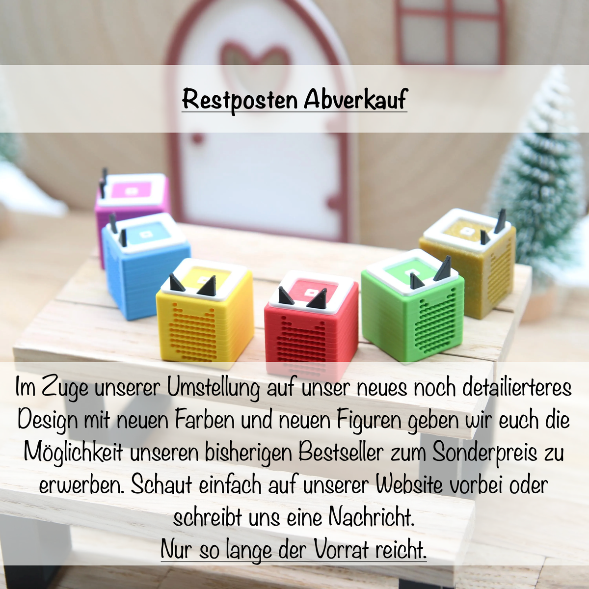 Restposten Abverkauf - Wichtel Musikbox mit Kopfhörern und Figuren