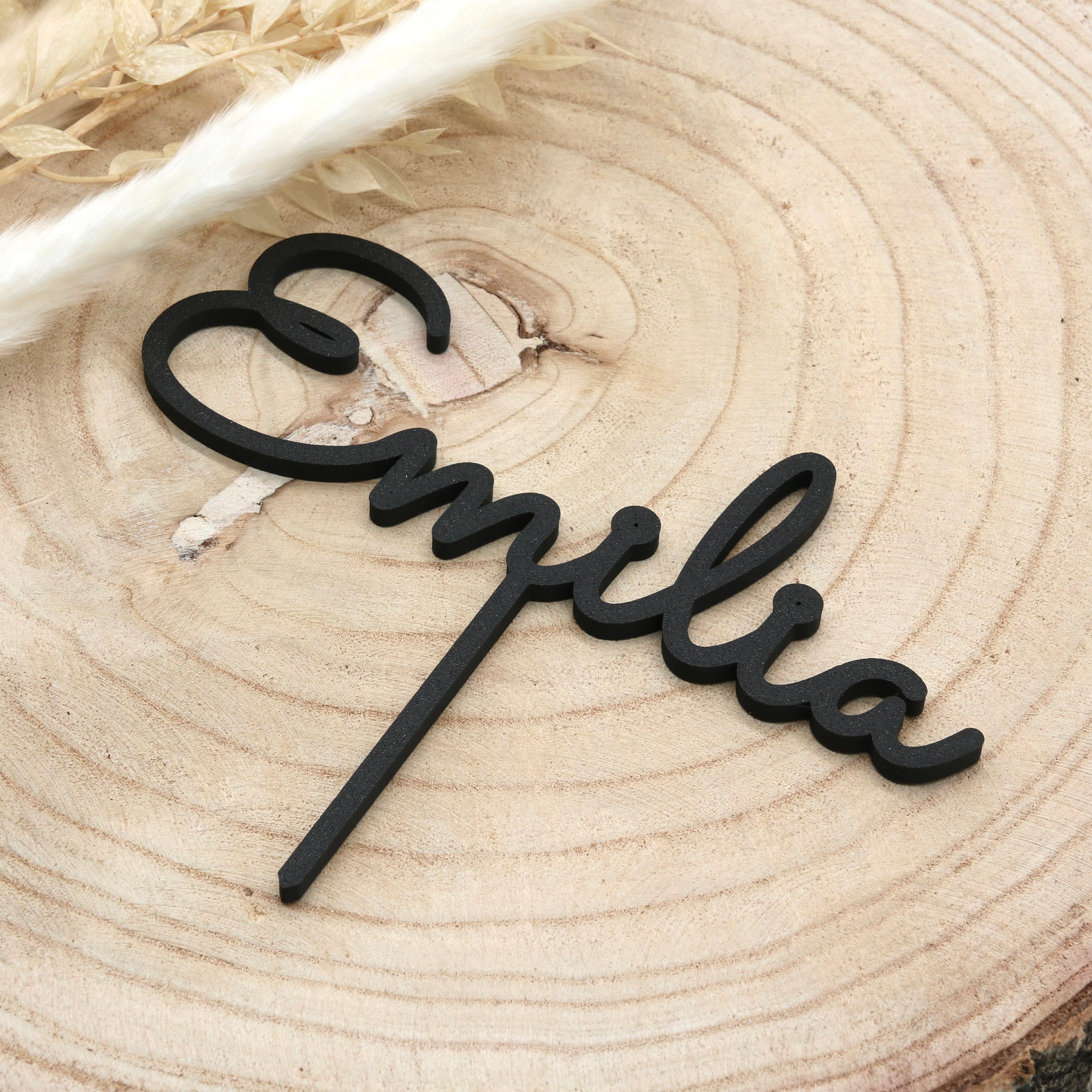 Cake Topper personalisiert mit Namen und Zahlen - viele Farben - Dekoration für den Kindergeburtstag - Cake Topper für Kuchen und Torte