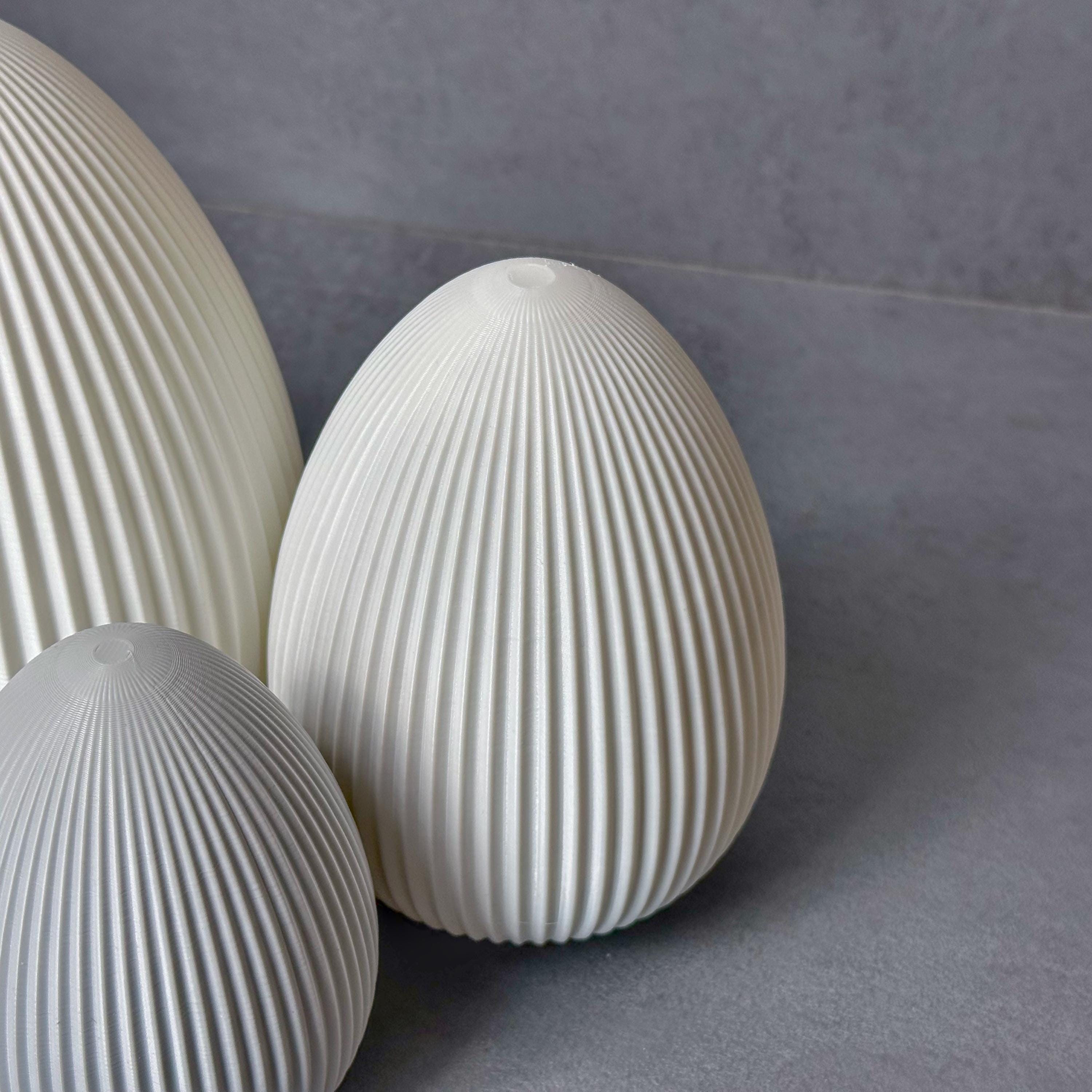 Geriffelte Ostereier - Moderne Osterdeko für dein Zuhause