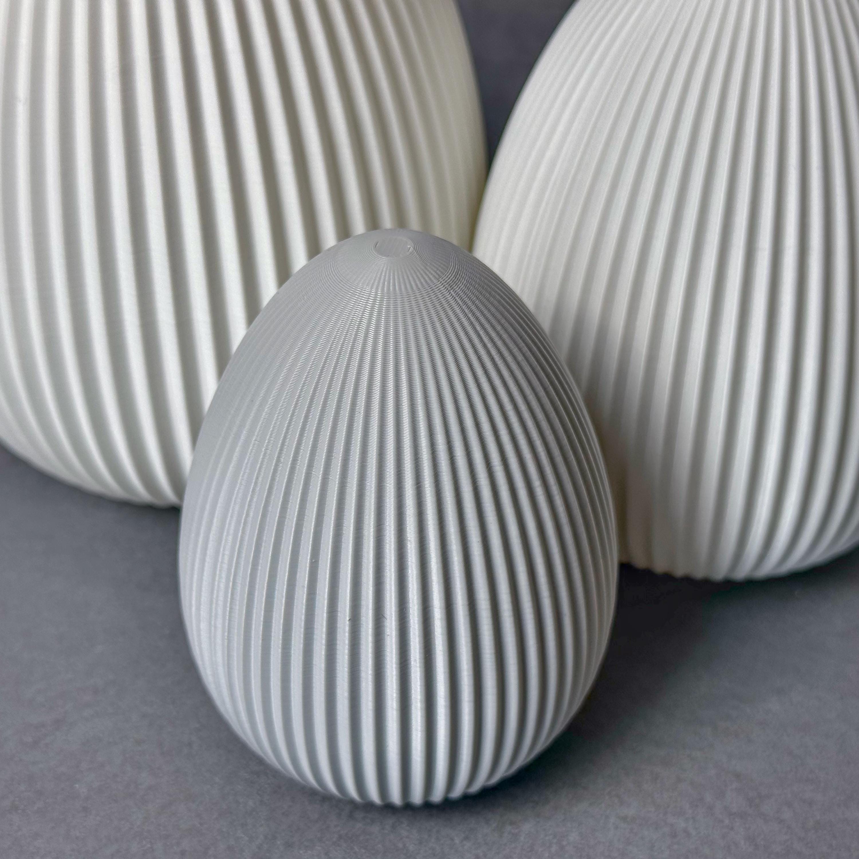 Geriffelte Ostereier - Moderne Osterdeko für dein Zuhause