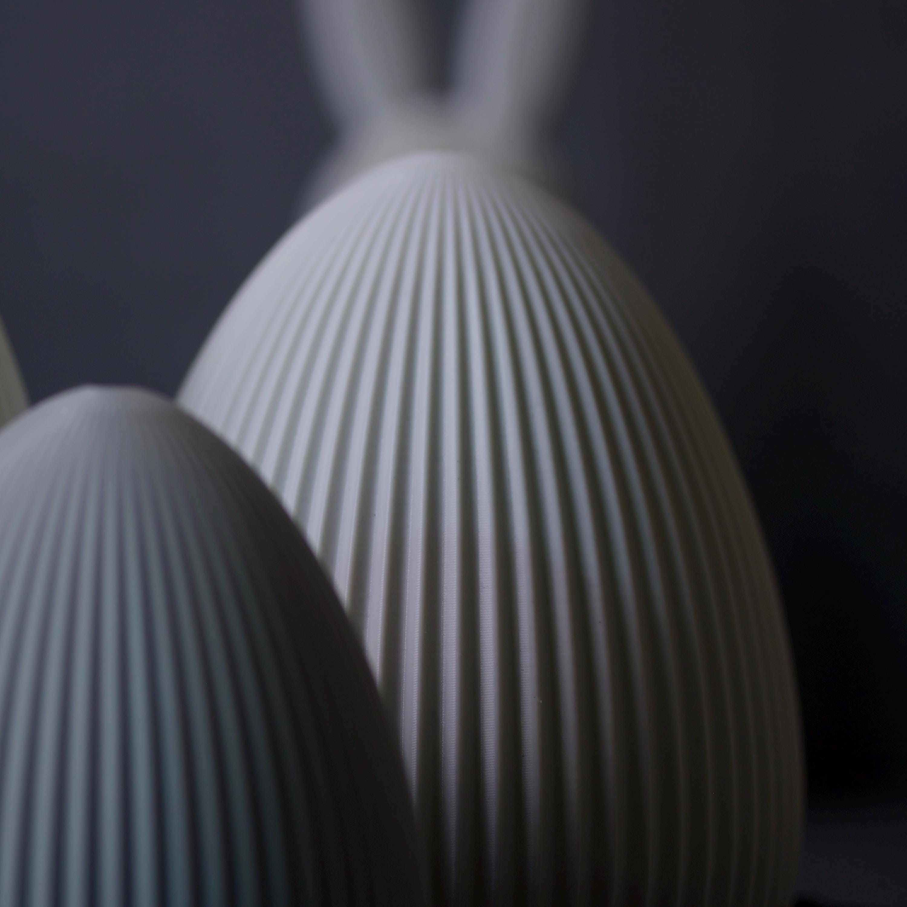 Geriffelte Ostereier - Moderne Osterdeko für dein Zuhause