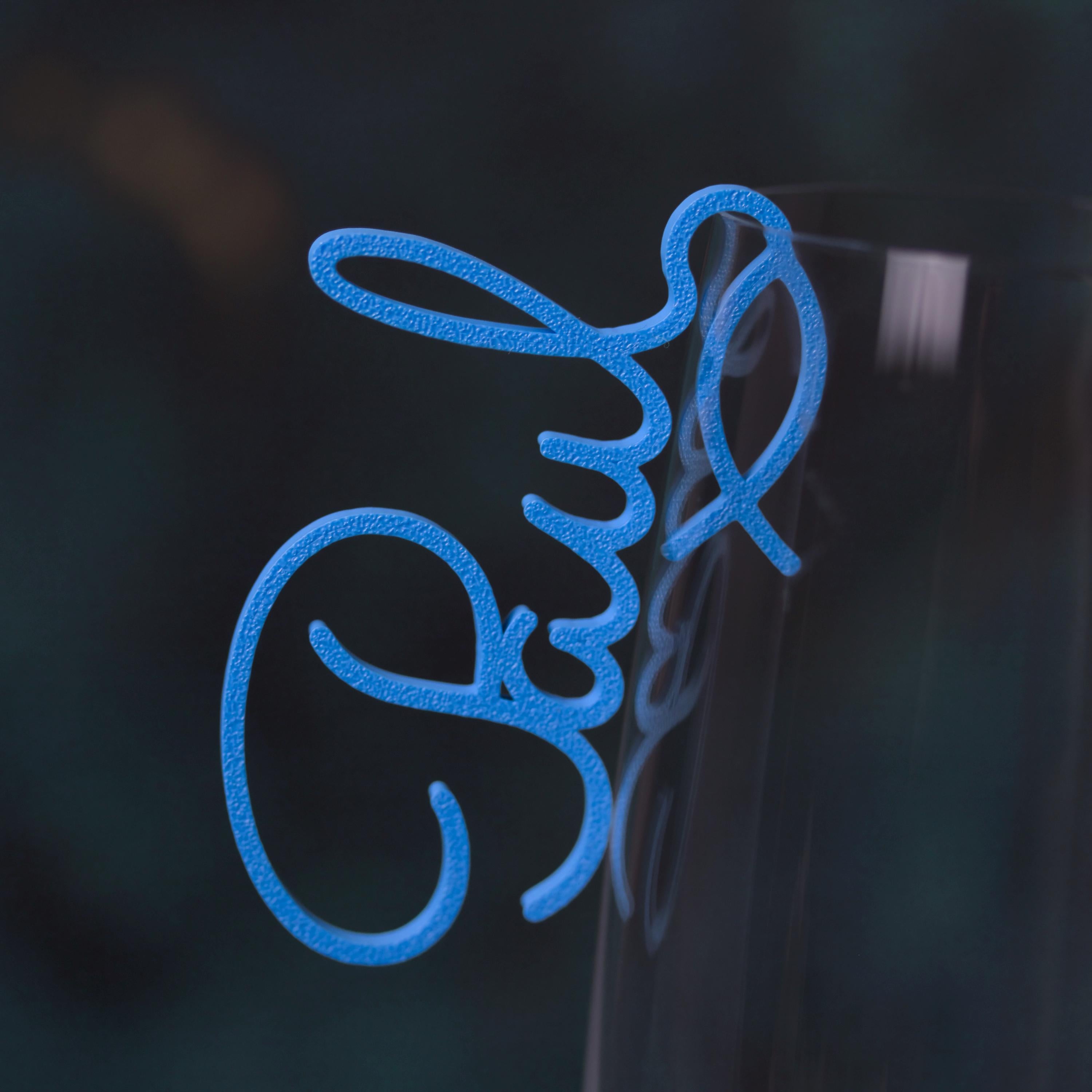 Namensschilder zum Einhängen ins Glas - Sacramento Ichthys