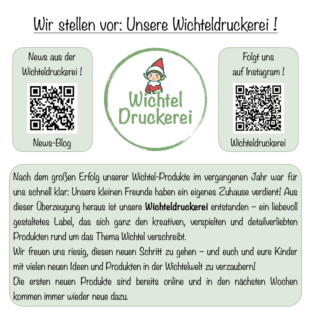 Wichtel Leuchtbild Weihnachtsgeschichte | beleuchtete Weihnachtskrippe mit Wichteln | inkl. Ballonlicht