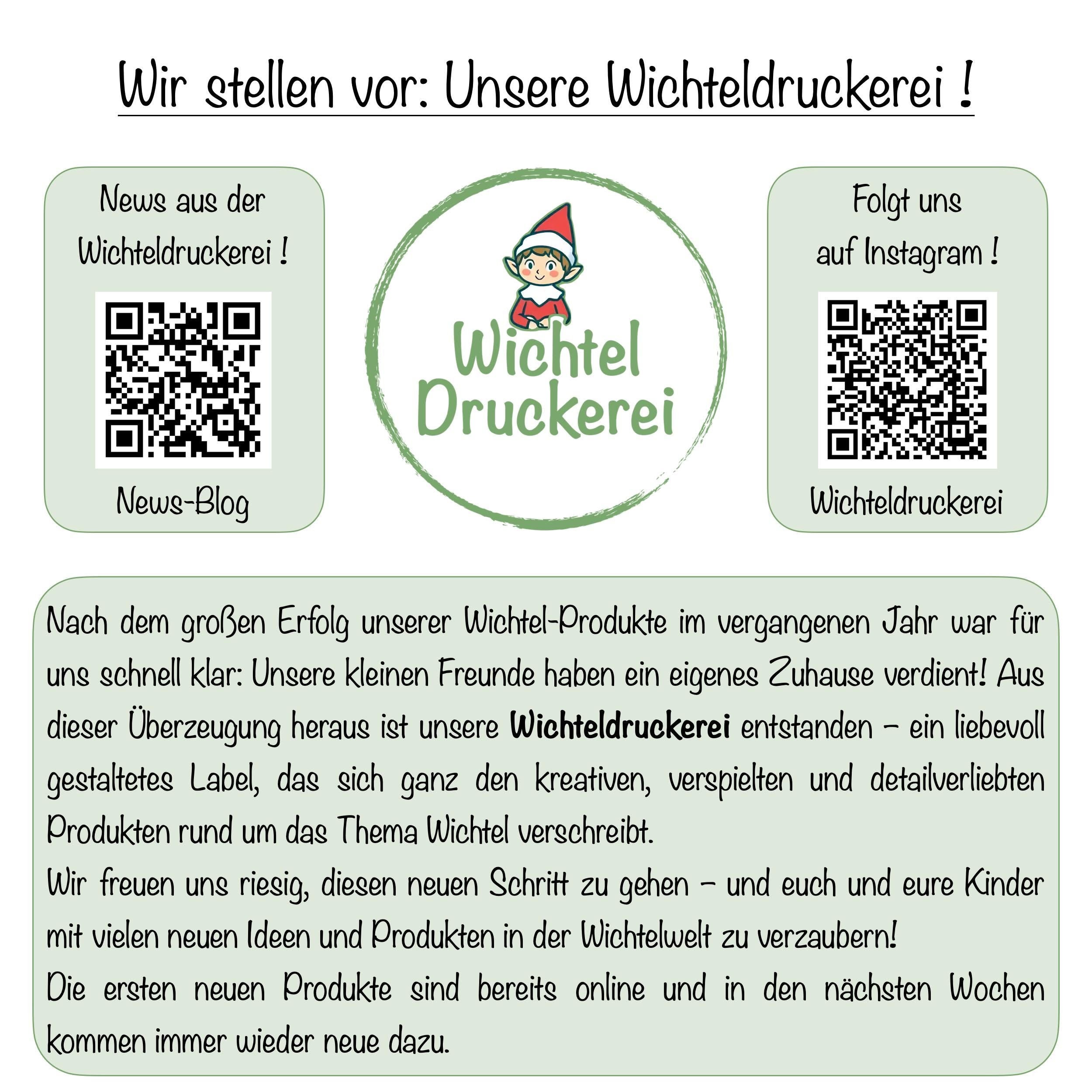 Twichtel | Mini Bewegungsspiel für Wichtel | Spielbrett mit Wichtel-Silhouetten & Drehscheibe | Zubehör für Wichteltür