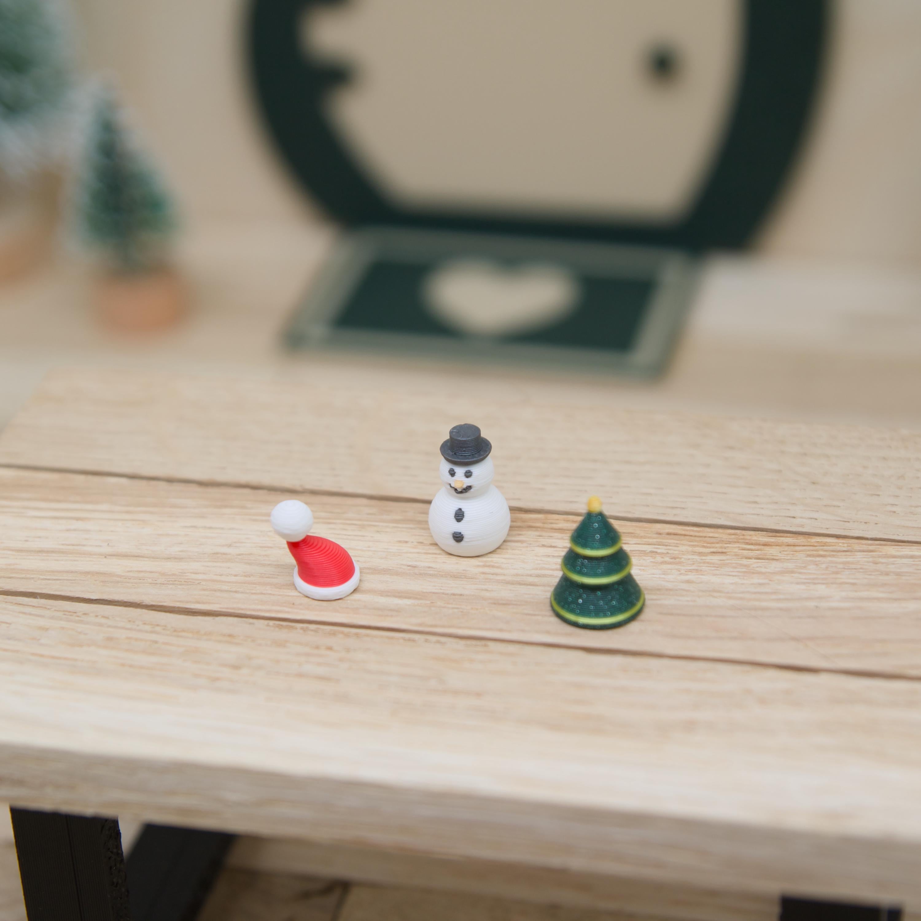 Wichtel Musikbox 2 - Wichtelzubehör für den Weihnachtswichtel - Kleine Musikbox in verschiedenen Farben