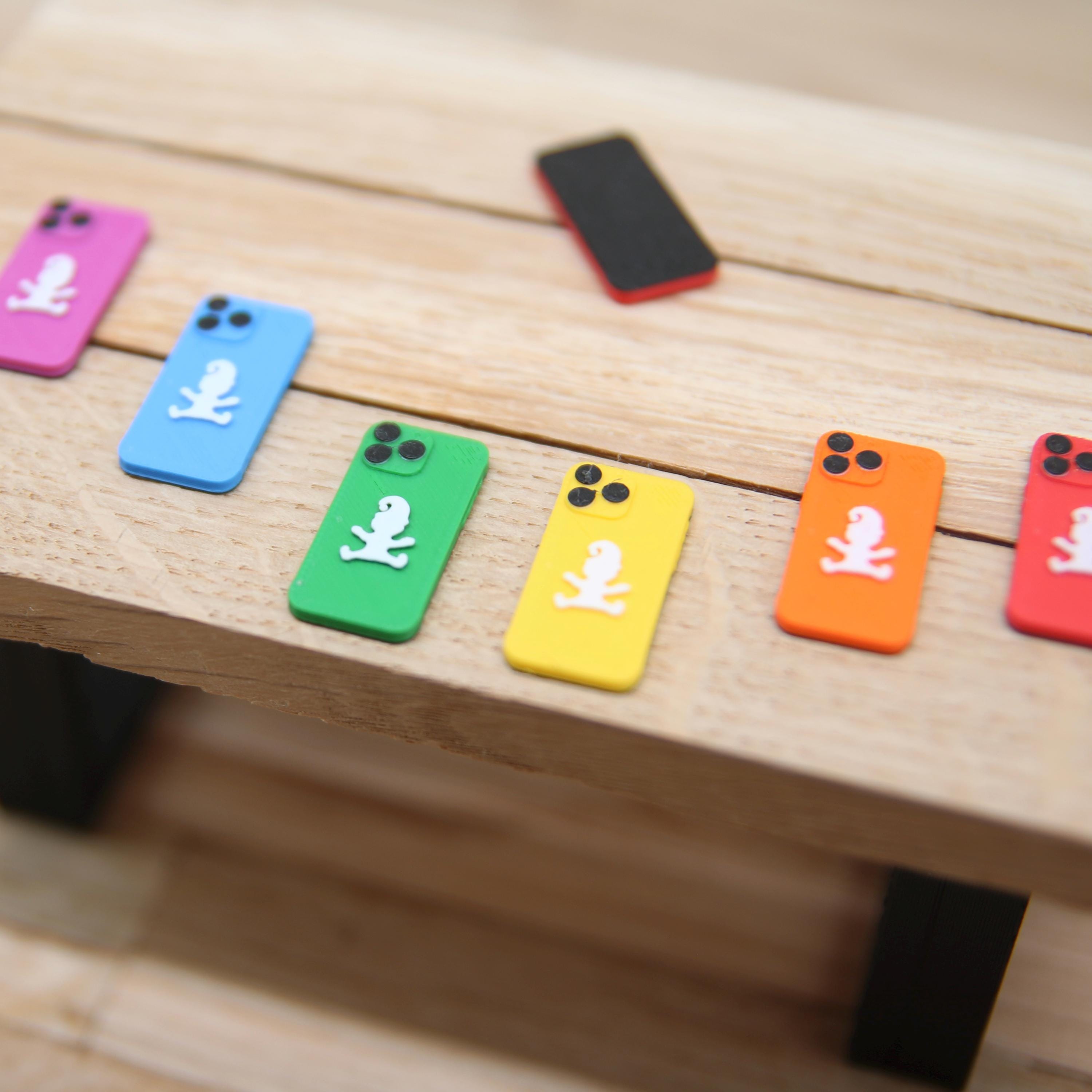 Wichtelphone Pro Ultra Max | Mini Smartphone für Wichtel | erhältlich in 6 Regenbogenfarben | Zubehör für Wichteltür