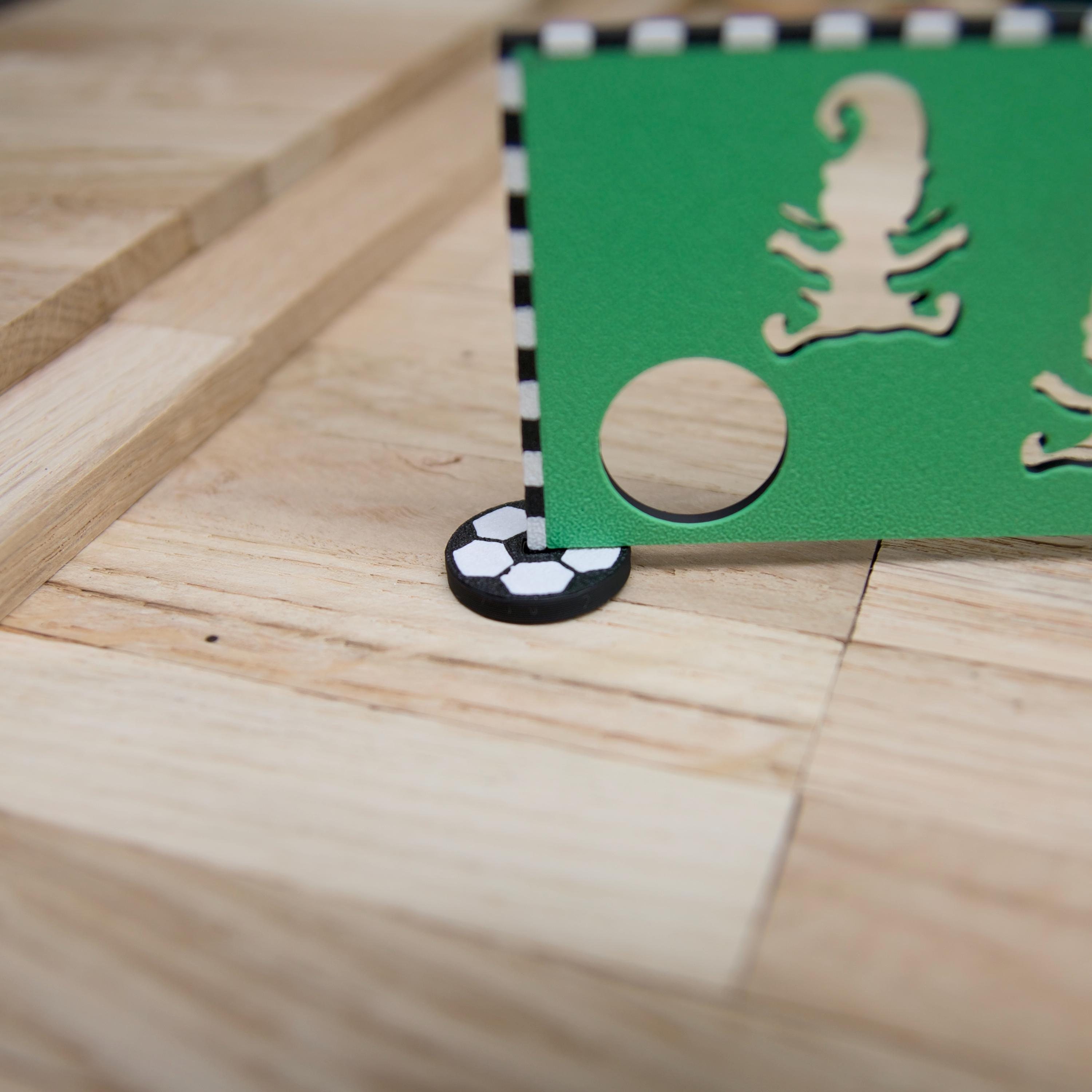Wichtel Torwand | Mini Fußballspiel mit Wichtel-Silhouetten | inkl. Standfüßen & Ball | Zubehör für Wichteltür