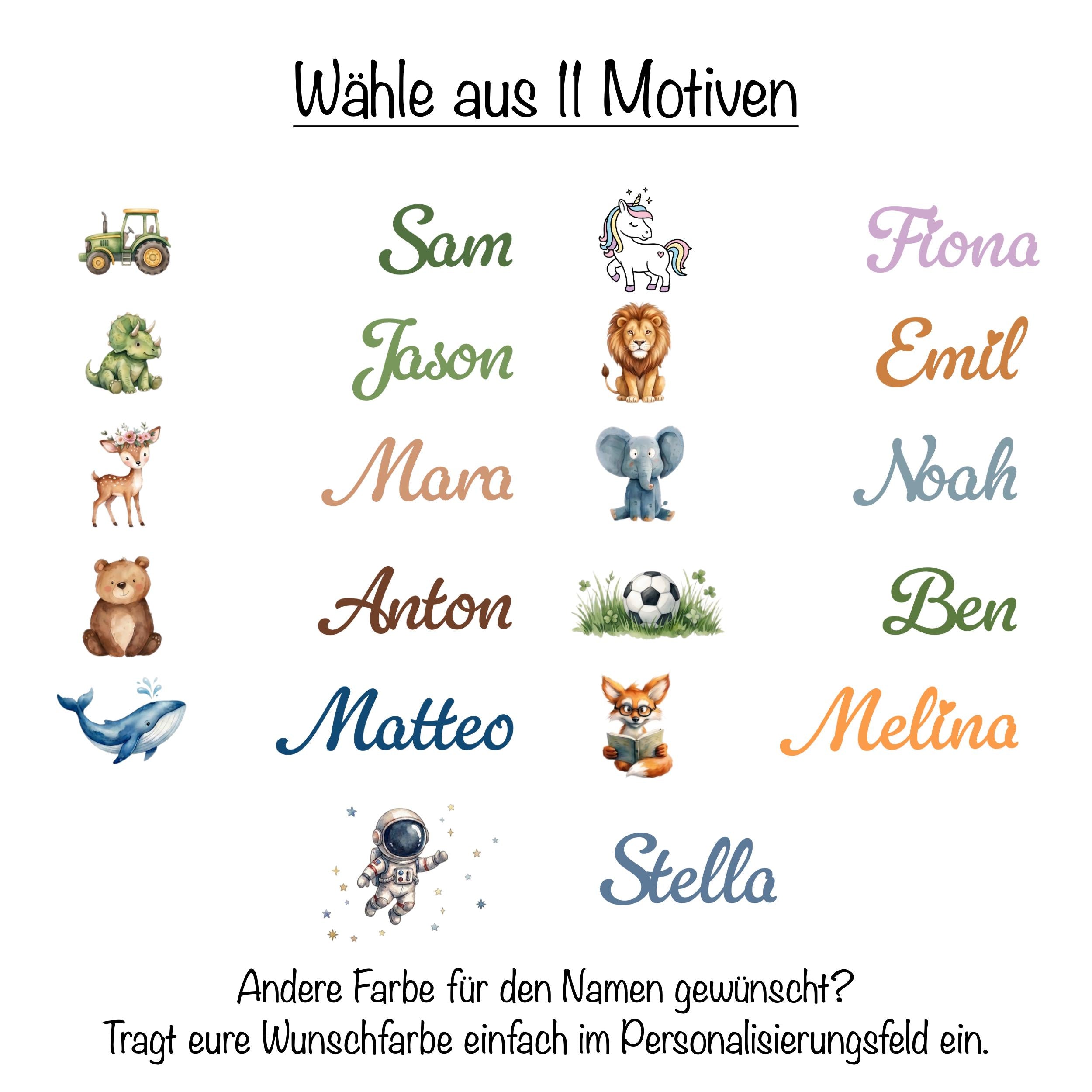 Personalisierter Radiergummi mit Namen & Motiv – Geschenk zur Einschulung, Schulanfang, Schultüte, Schule