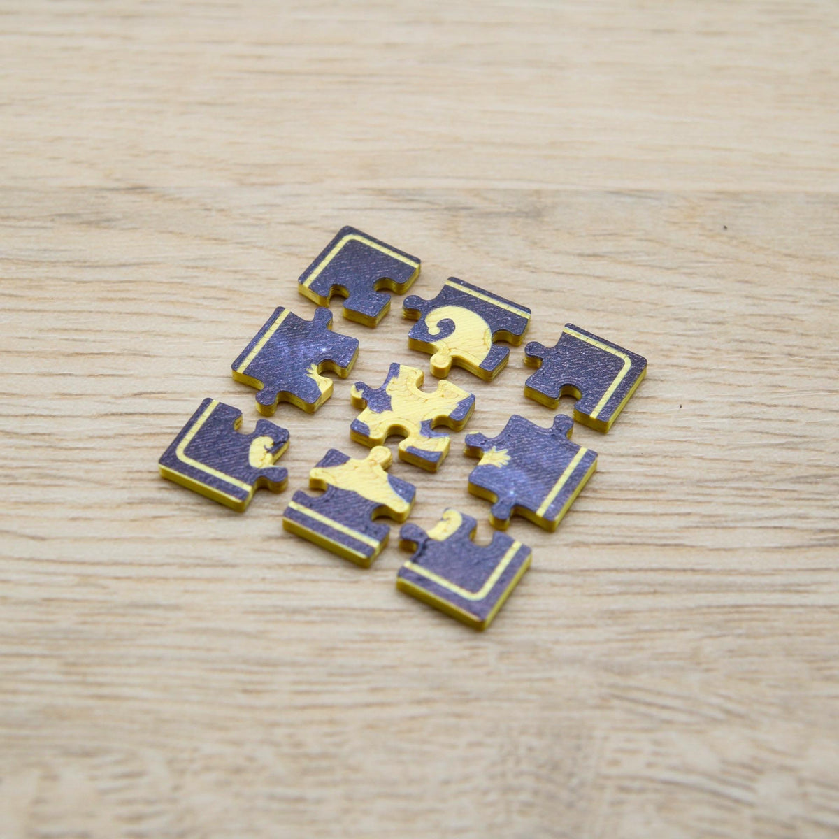 Wichtel Puzzle | Mini Puzzle für die Wichteltür | Wichtelzubehör Weihnachten | 9 Teile | 4 Motive