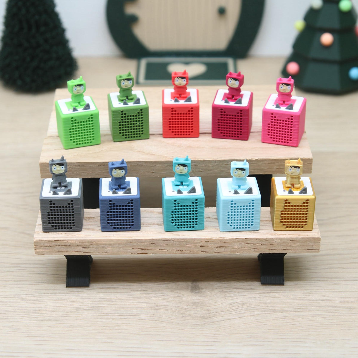 Wichtel Musikbox mit Kopfhörern und Figuren