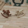 Wichtel Schaukelpferd Bastel-Set | Miniatur Schaukelpferd zum Zusammenstecken | Zubehör für Wichteltür